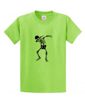 Dab Skeleton Funny Unisex Kids and Adults T-Shirt